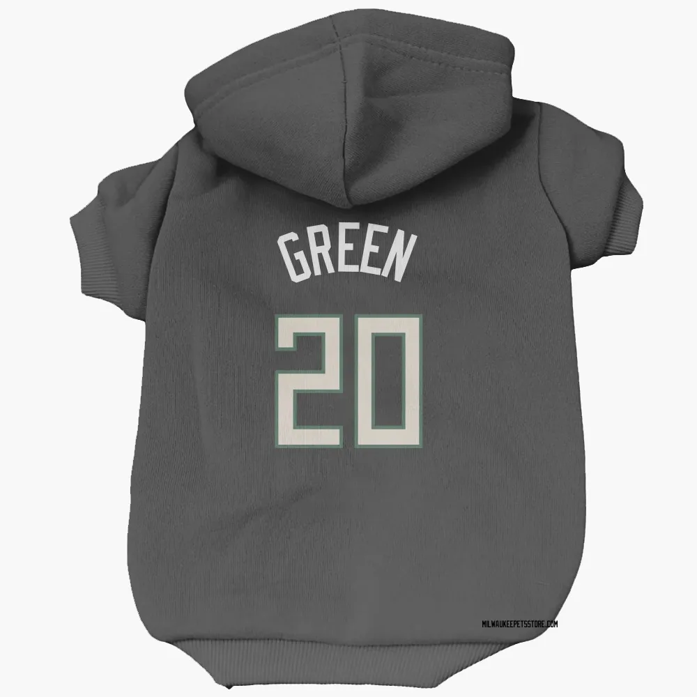 Milwaukee Bucks AJ Green Black Pet Hoodie for Dog & Cat