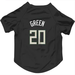 Milwaukee Bucks AJ Green Black Pet Jersey for Dog & Cat