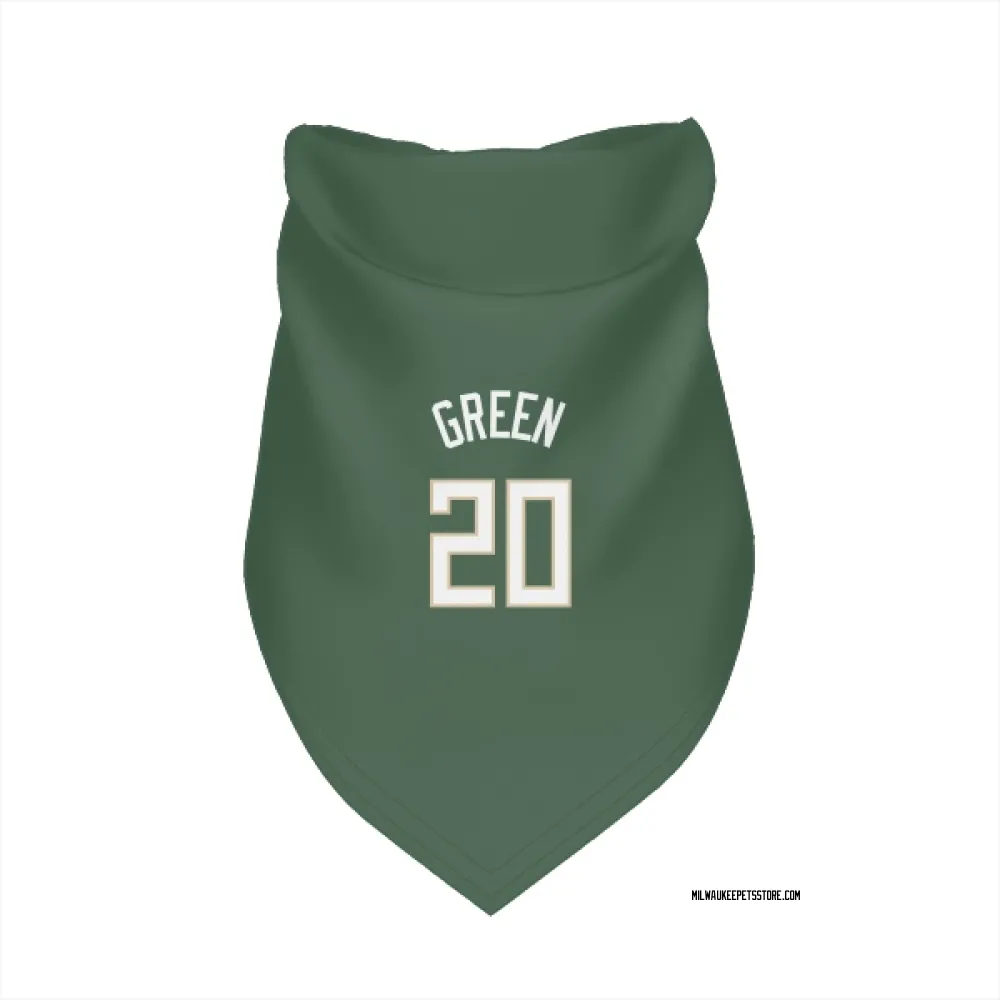 Milwaukee Bucks AJ Green Green Pet Bandana for Dog & Cat
