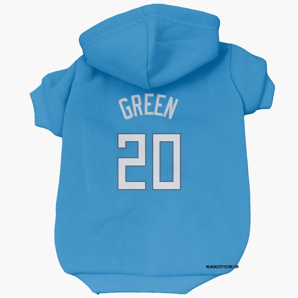 Milwaukee Bucks AJ Green Royal Pet Hoodie for Dog & Cat