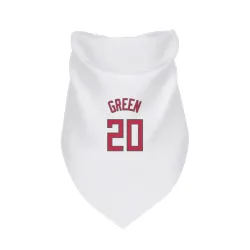 Milwaukee Bucks AJ Green White Red Pet Bandana for Dog & Cat