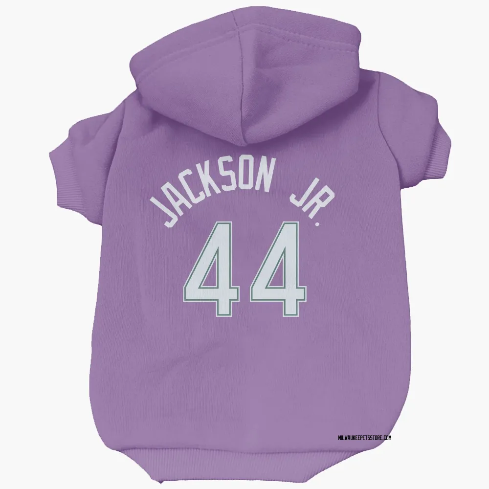 Milwaukee Bucks Andre Jackson Jr. Kelly Green Pet Hoodie for Dog & Cat