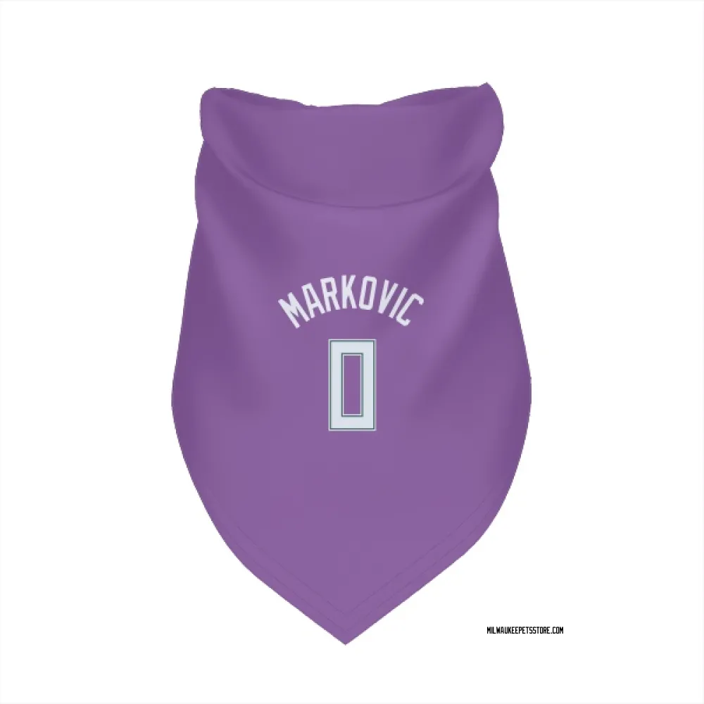 Milwaukee Bucks Bogoljub Markovic Kelly Green Pet Bandana for Dog & Cat