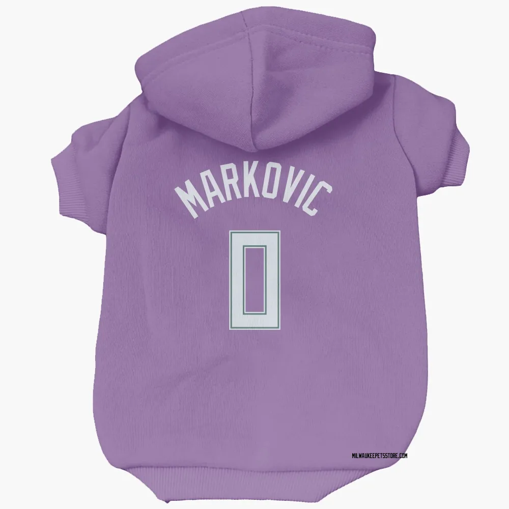 Milwaukee Bucks Bogoljub Markovic Kelly Green Pet Hoodie for Dog & Cat