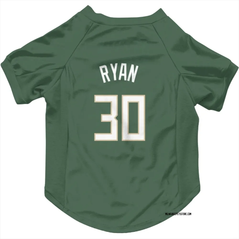 Milwaukee Bucks Cormac Ryan Green Pet Jersey for Dog & Cat