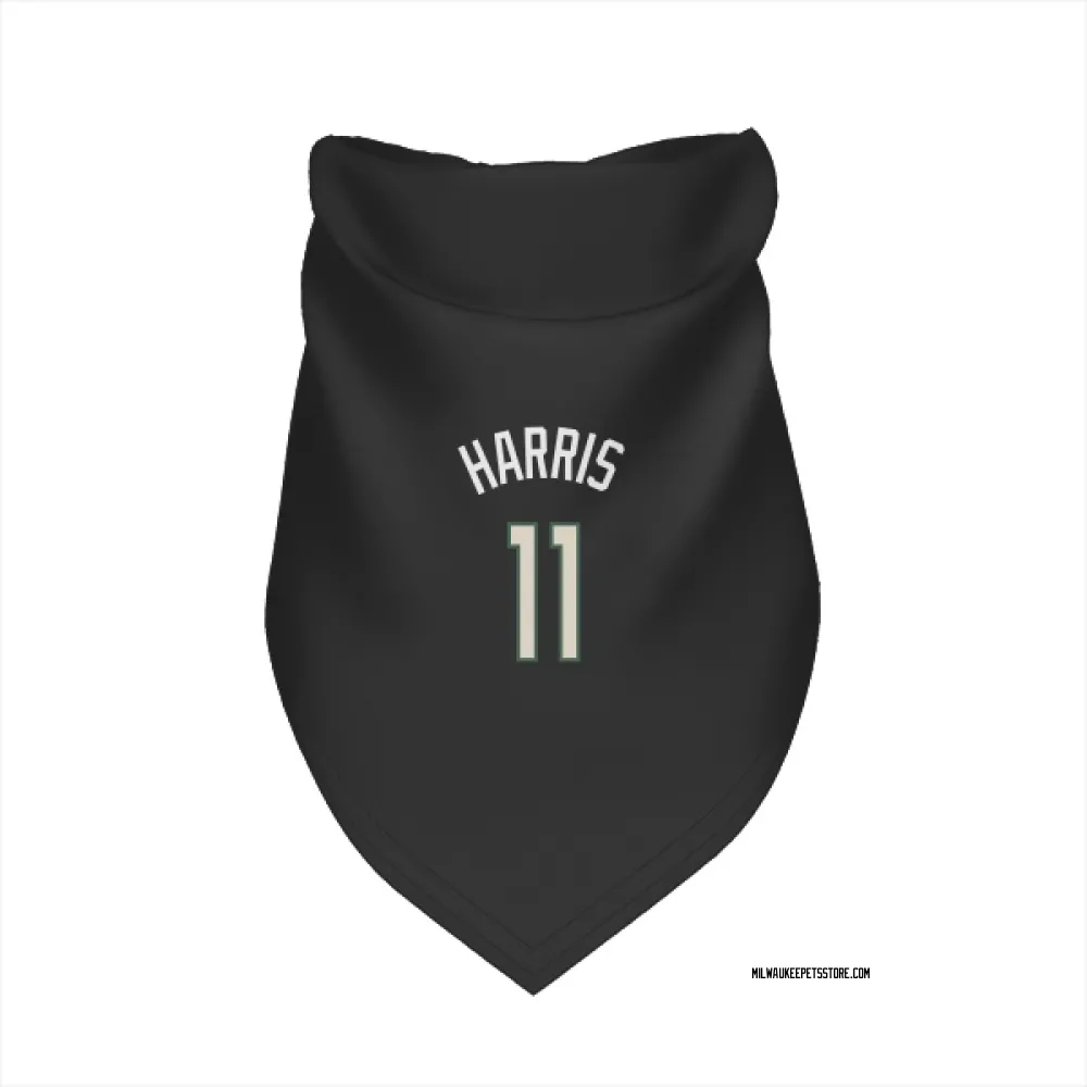 Milwaukee Bucks Gary Harris Black Pet Bandana for Dog & Cat