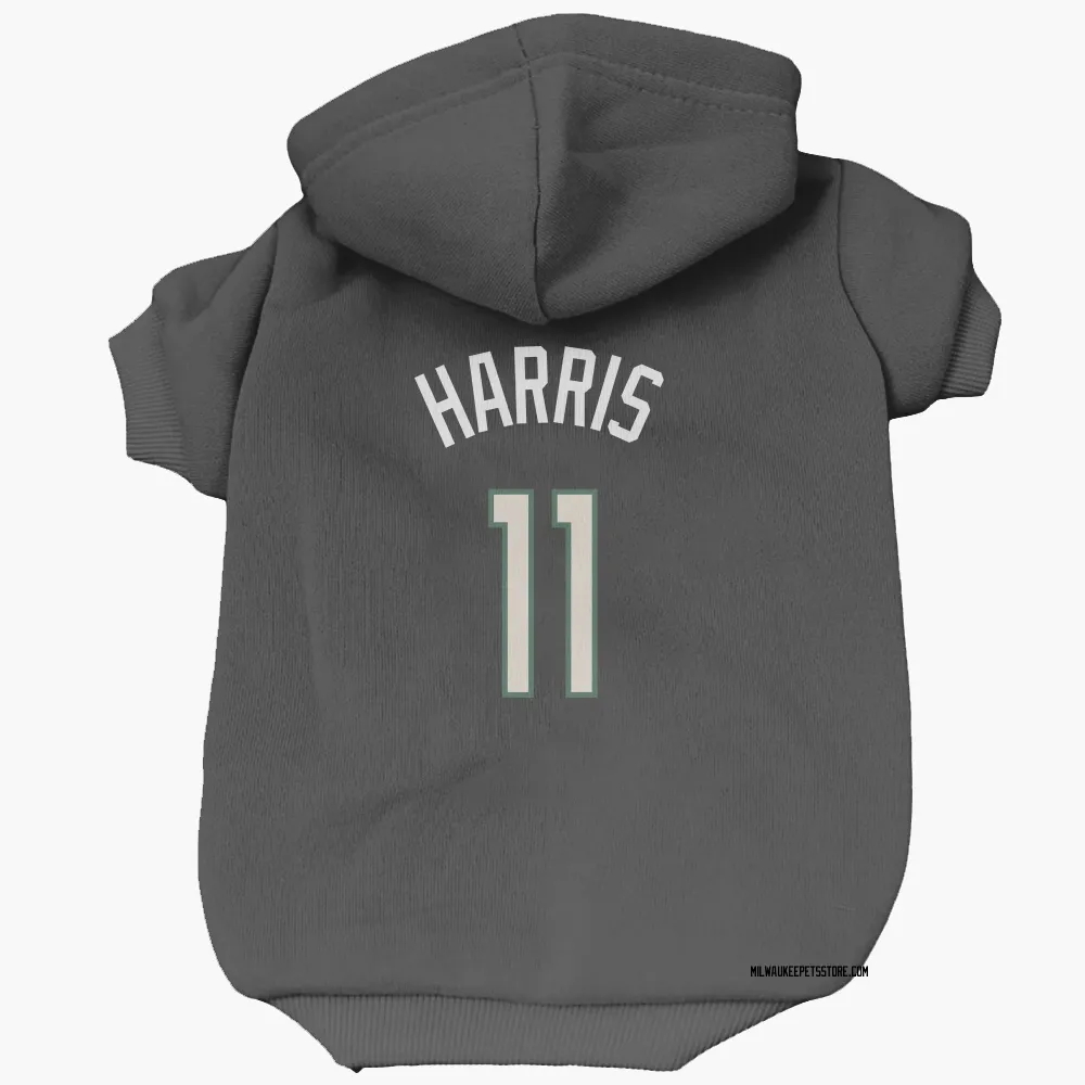 Milwaukee Bucks Gary Harris Black Pet Hoodie for Dog & Cat