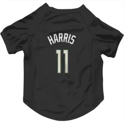 Milwaukee Bucks Gary Harris Black Pet Jersey for Dog & Cat