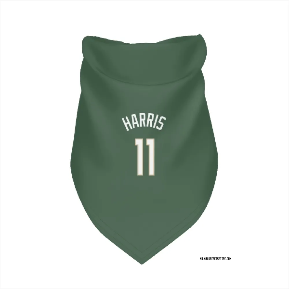Milwaukee Bucks Gary Harris Green Pet Bandana for Dog & Cat
