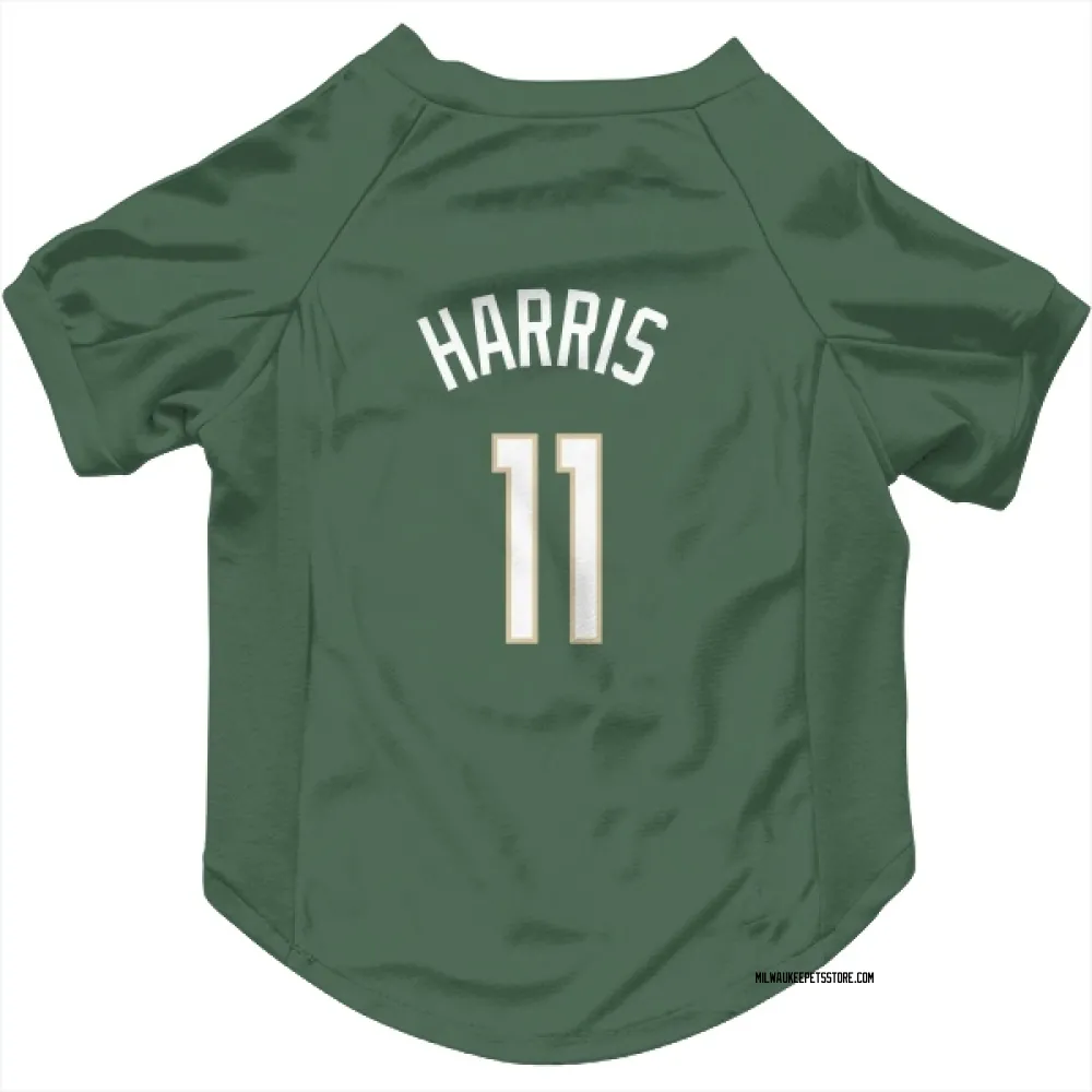 Milwaukee Bucks Gary Harris Green Pet Jersey for Dog & Cat