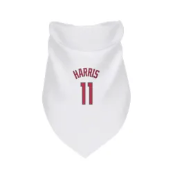 Milwaukee Bucks Gary Harris White Red Pet Bandana for Dog & Cat