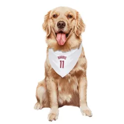 Milwaukee Bucks Gary Harris White Red Pet Bandana for Dog & Cat