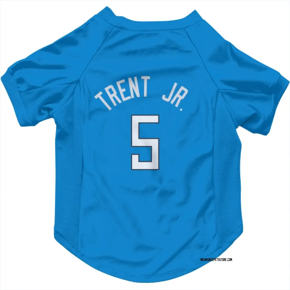 Milwaukee Bucks Gary Trent Jr. Royal Pet Jersey for Dog & Cat