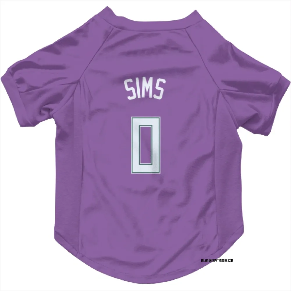 Milwaukee Bucks Jericho Sims Kelly Green Pet Jersey for Dog & Cat