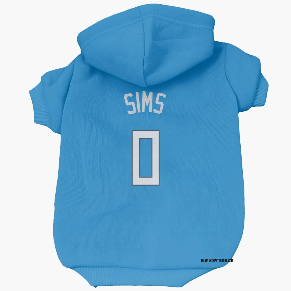 Milwaukee Bucks Jericho Sims Royal Pet Hoodie for Dog & Cat