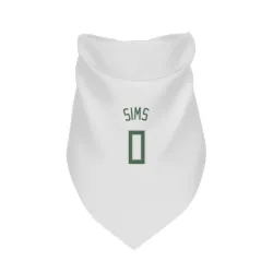 Milwaukee Bucks Jericho Sims White Pet Bandana for Dog & Cat