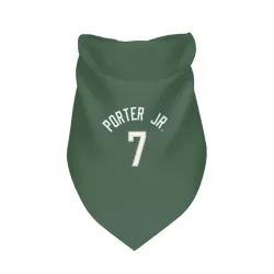 Milwaukee Bucks Kevin Porter Jr. Green Pet Bandana for Dog & Cat