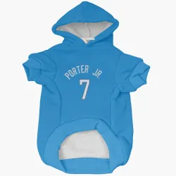 Milwaukee Bucks Kevin Porter Jr. Royal Pet Hoodie for Dog & Cat