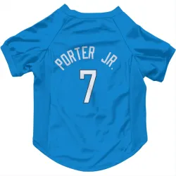 Milwaukee Bucks Kevin Porter Jr. Royal Pet Jersey for Dog & Cat