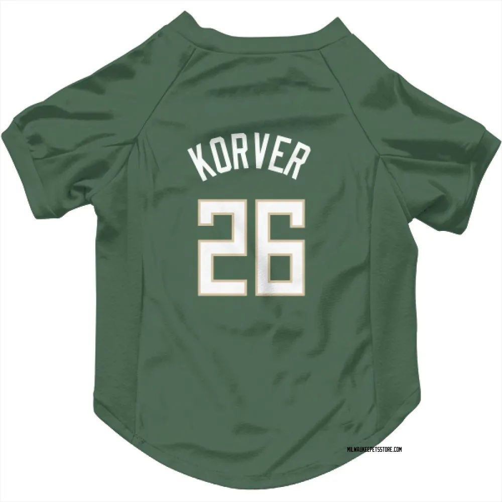 Milwaukee Bucks Kyle Korver Green Pet Jersey for Dog & Cat