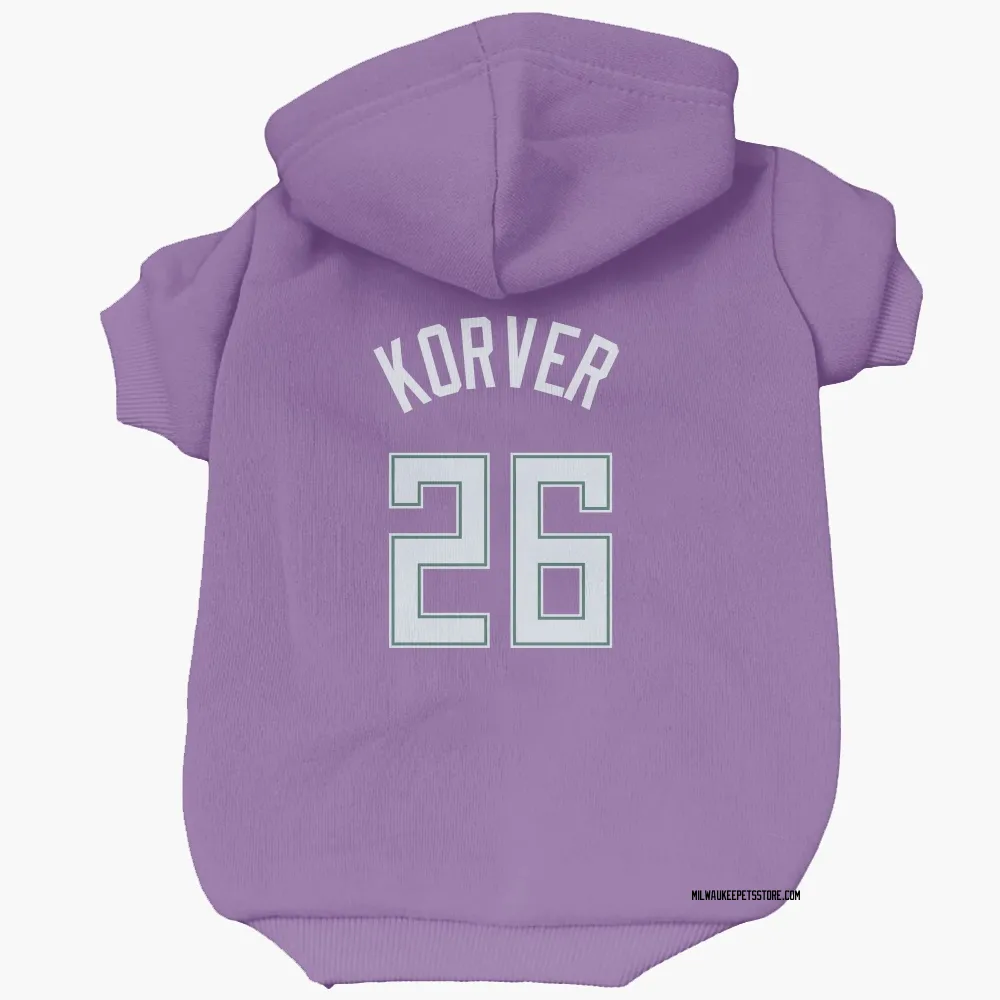 Milwaukee Bucks Kyle Korver Kelly Green Pet Hoodie for Dog & Cat