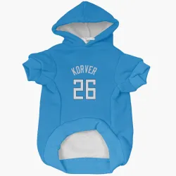 Milwaukee Bucks Kyle Korver Royal Pet Hoodie for Dog & Cat