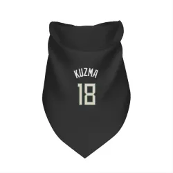 Milwaukee Bucks Kyle Kuzma Black Pet Bandana for Dog & Cat
