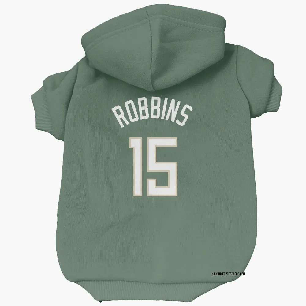 Milwaukee Bucks Liam Robbins Green Pet Hoodie for Dog & Cat