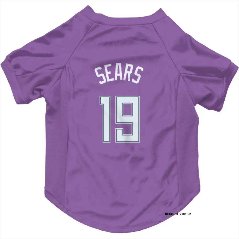 Milwaukee Bucks Mark Sears Kelly Green Pet Jersey for Dog & Cat