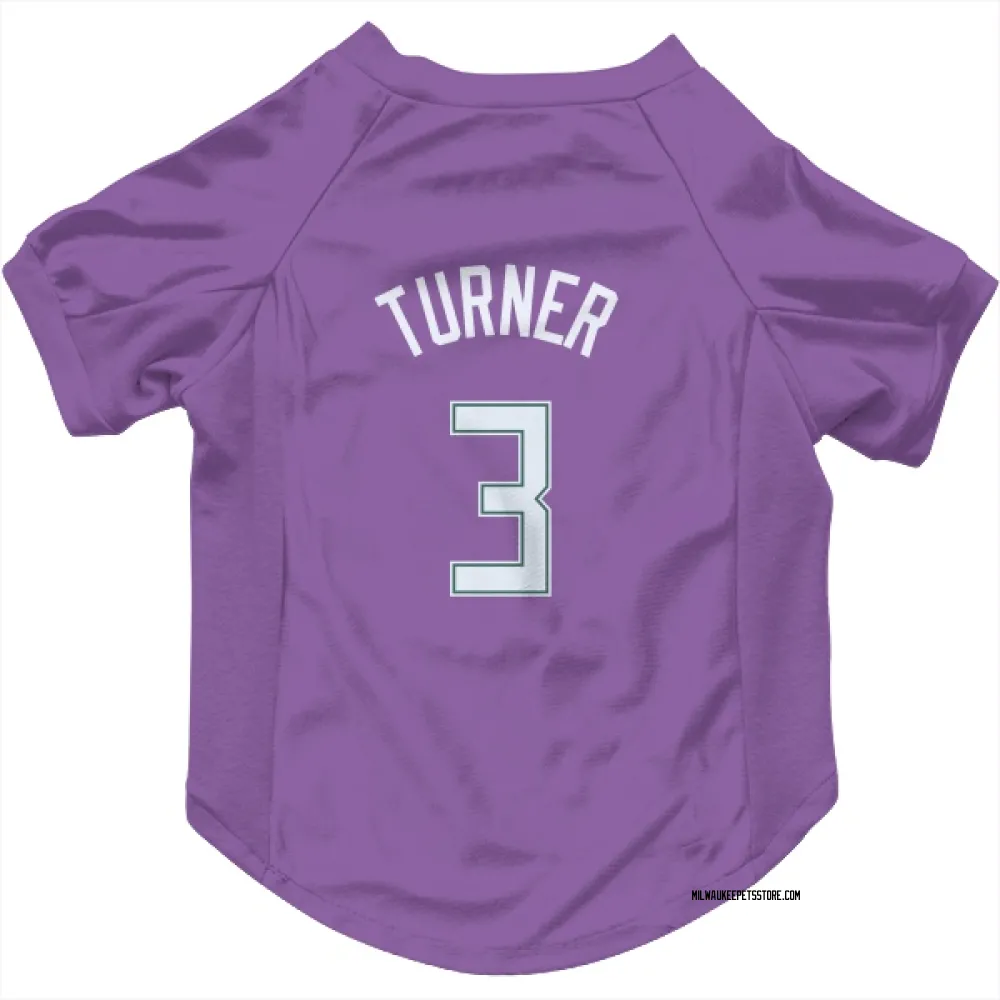 Milwaukee Bucks Myles Turner Kelly Green Pet Jersey for Dog & Cat