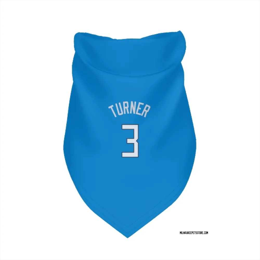 Milwaukee Bucks Myles Turner Royal Pet Bandana for Dog & Cat