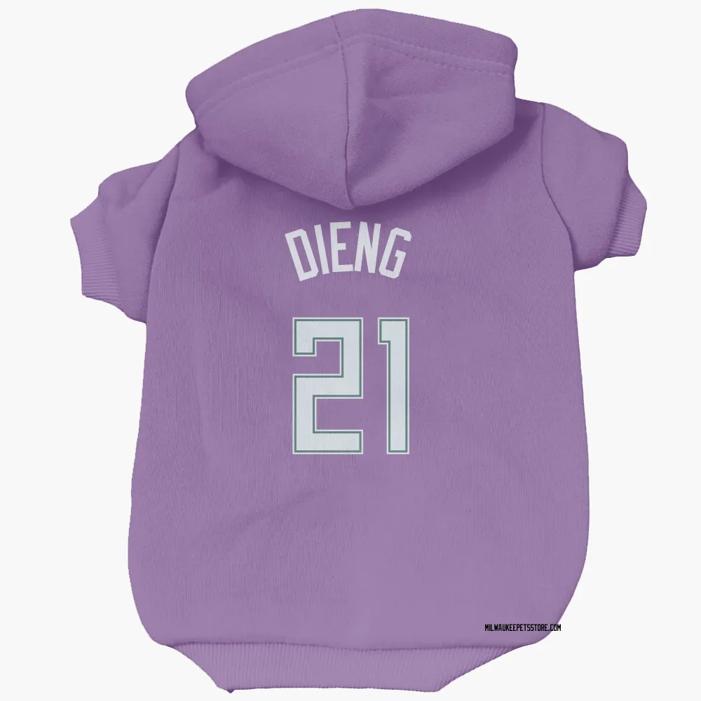 Milwaukee Bucks Ousmane Dieng Kelly Green Pet Hoodie for Dog & Cat