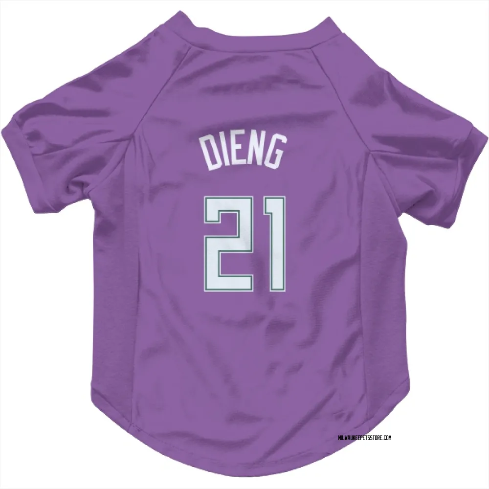 Milwaukee Bucks Ousmane Dieng Kelly Green Pet Jersey for Dog & Cat