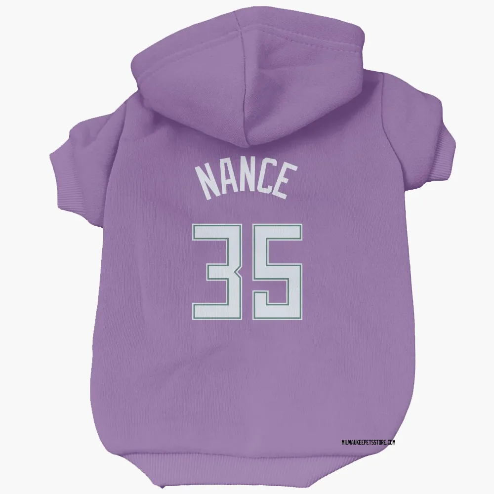 Milwaukee Bucks Pete Nance Kelly Green Pet Hoodie for Dog & Cat