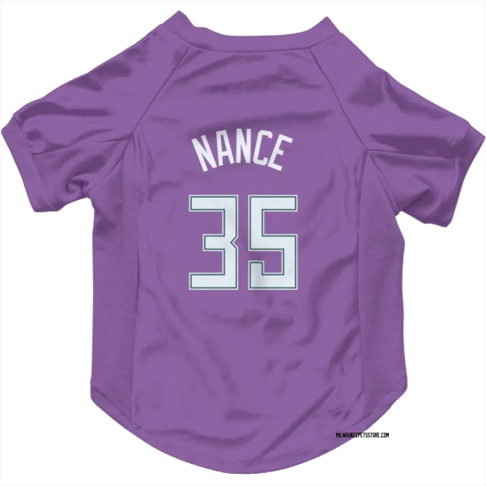 Milwaukee Bucks Pete Nance Kelly Green Pet Jersey for Dog & Cat