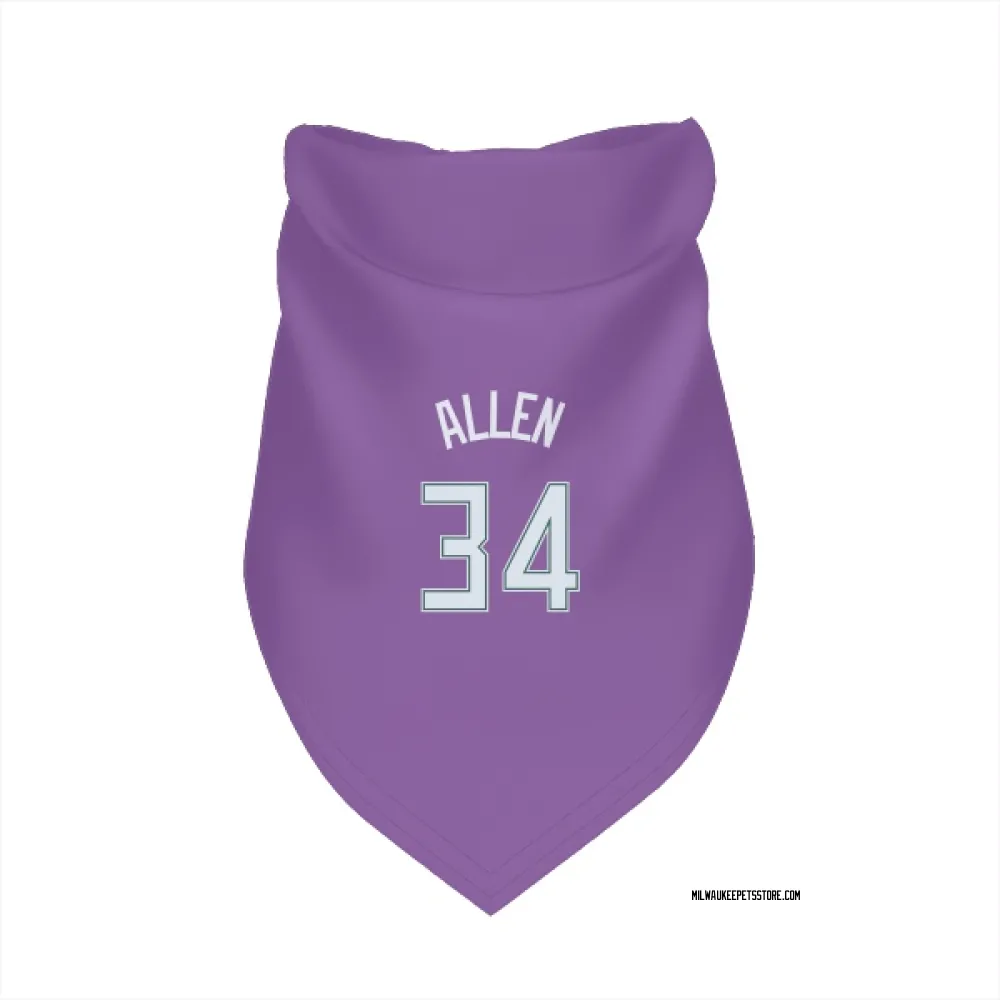 Milwaukee Bucks Ray Allen Kelly Green Pet Bandana for Dog & Cat