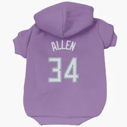 Milwaukee Bucks Ray Allen Kelly Green Pet Hoodie for Dog & Cat