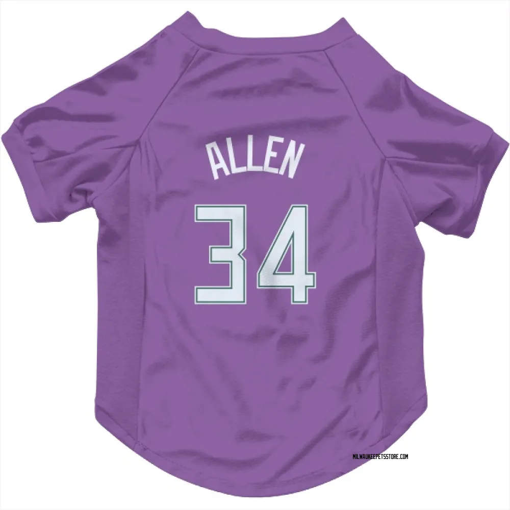 Milwaukee Bucks Ray Allen Kelly Green Pet Jersey for Dog & Cat