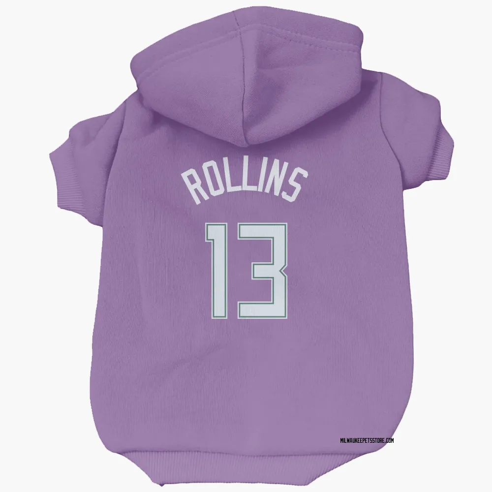 Milwaukee Bucks Ryan Rollins Kelly Green Pet Hoodie for Dog & Cat