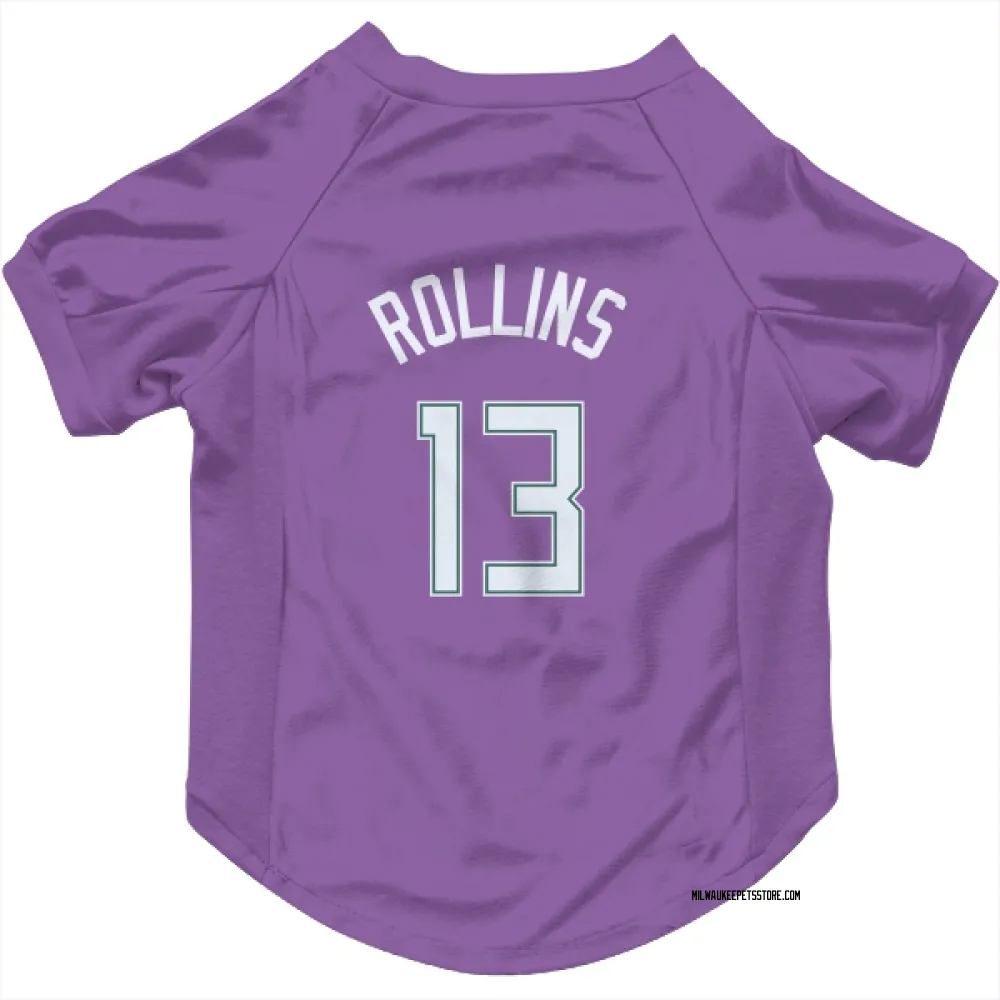 Milwaukee Bucks Ryan Rollins Kelly Green Pet Jersey for Dog & Cat