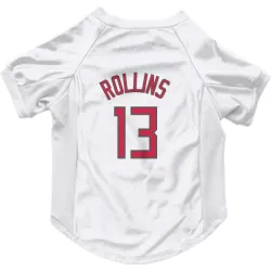 Milwaukee Bucks Ryan Rollins White Red Pet Jersey for Dog & Cat
