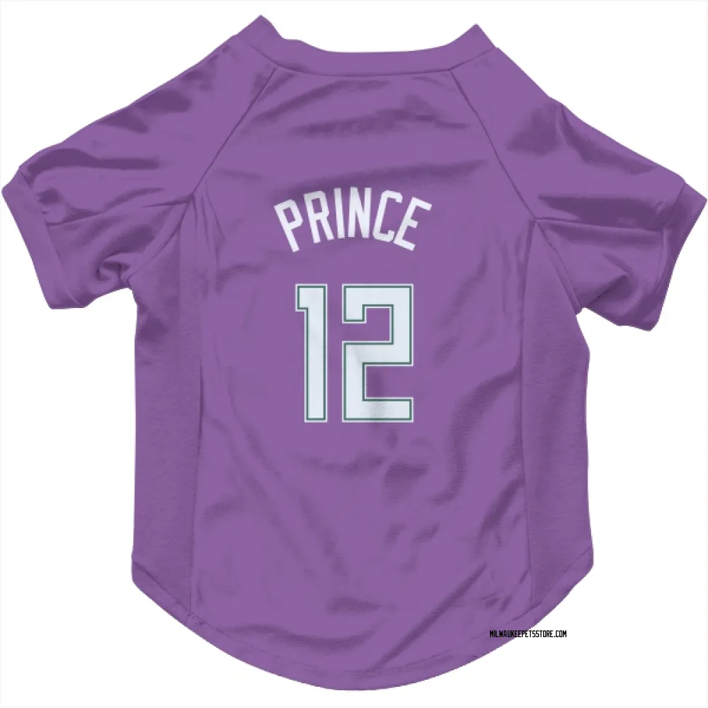 Milwaukee Bucks Taurean Prince Kelly Green Pet Jersey for Dog & Cat