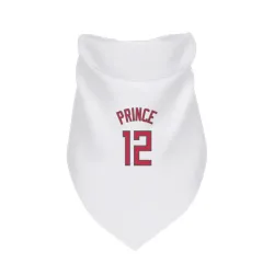 Milwaukee Bucks Taurean Prince White Red Pet Bandana for Dog & Cat
