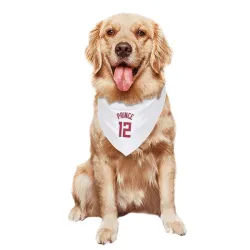 Milwaukee Bucks Taurean Prince White Red Pet Bandana for Dog & Cat