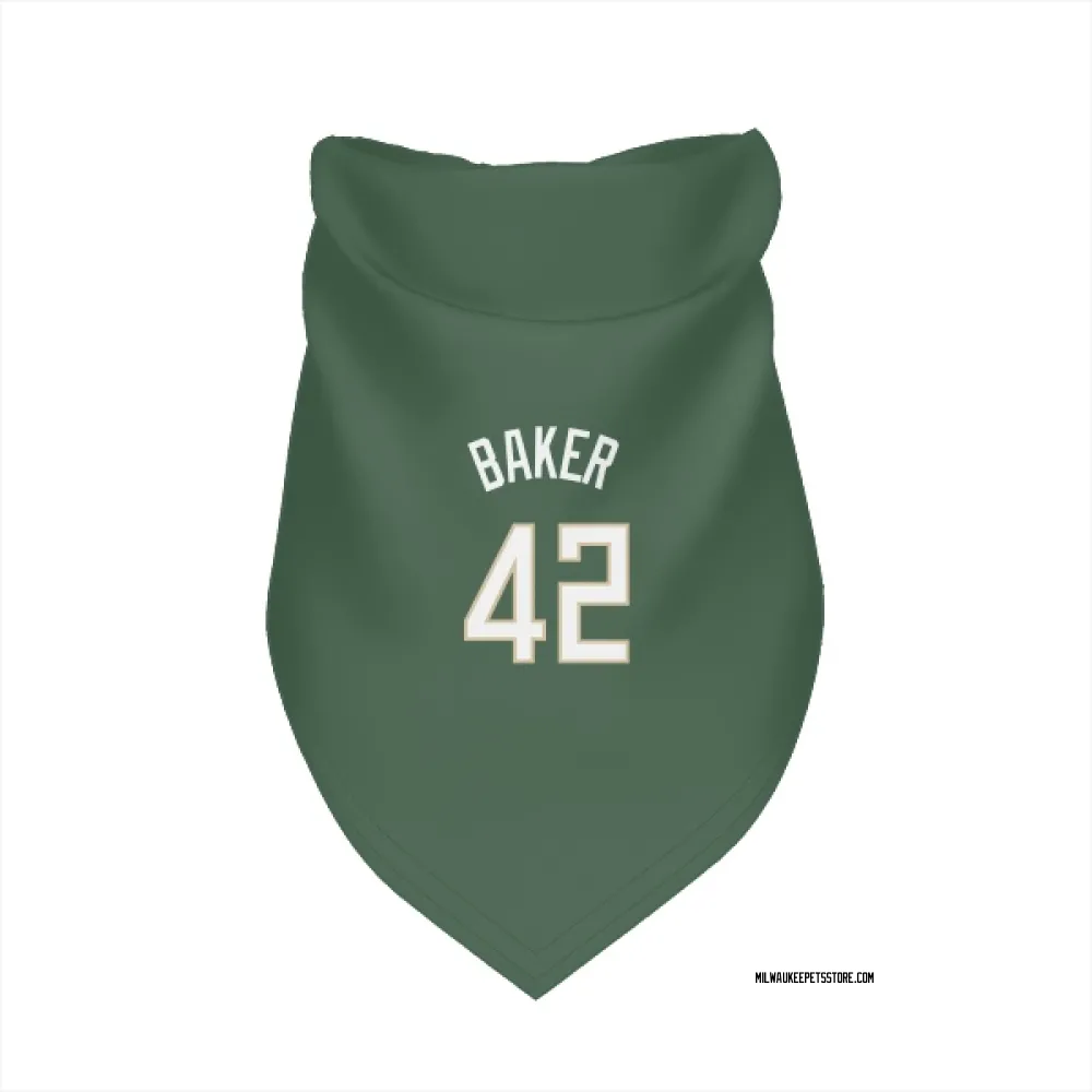 Milwaukee Bucks Vin Baker Green Pet Bandana for Dog & Cat