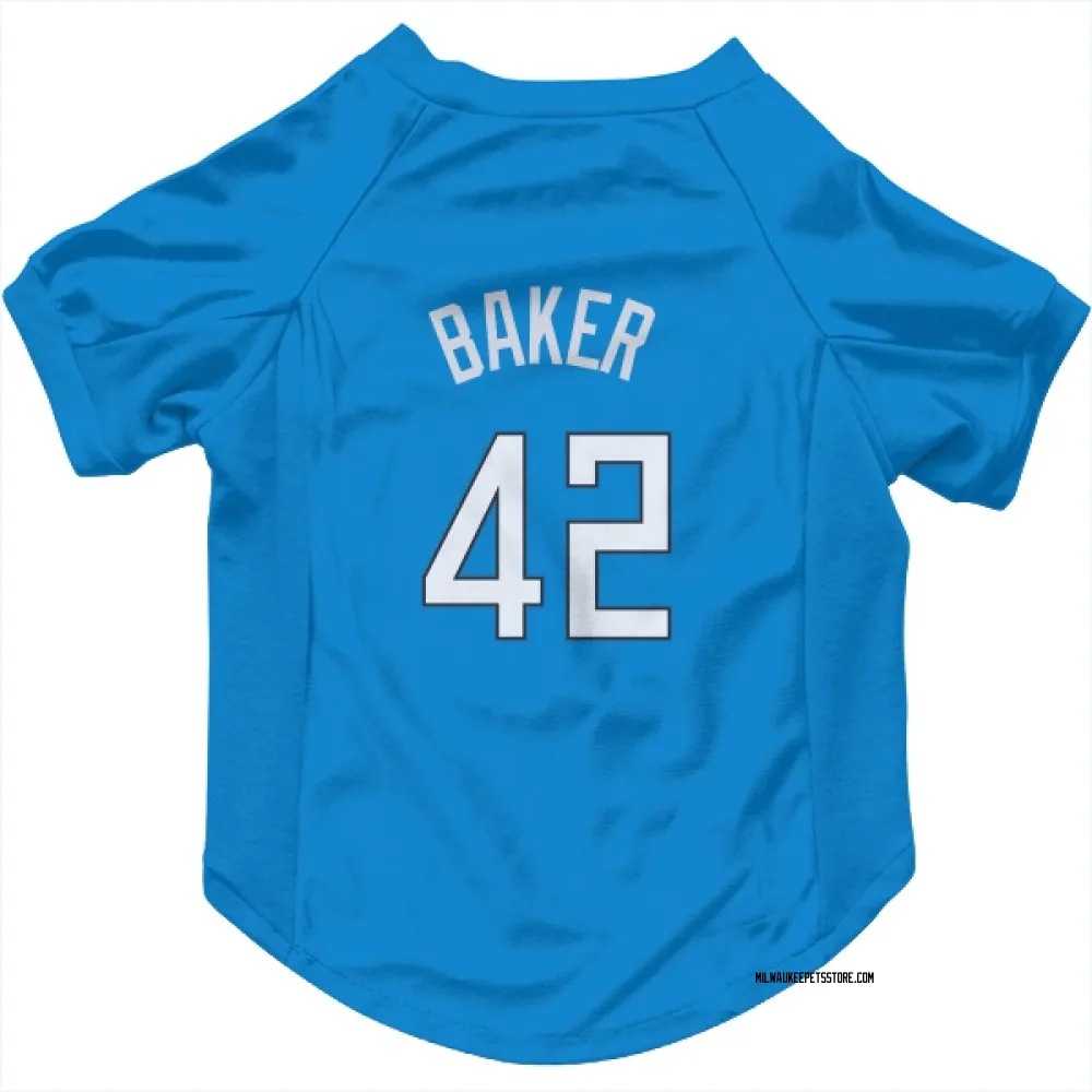 Milwaukee Bucks Vin Baker Royal Pet Jersey for Dog & Cat